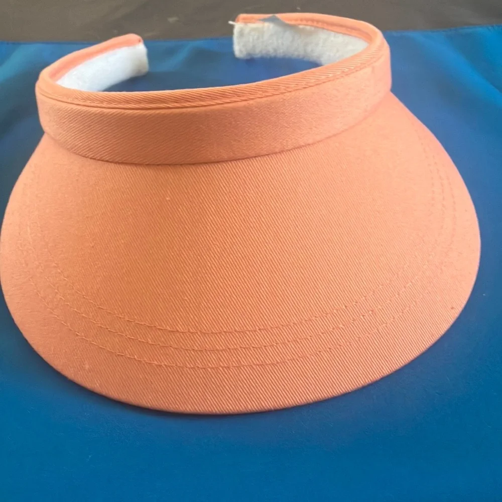 FINAL MARKDOWN Peach Visor Hat